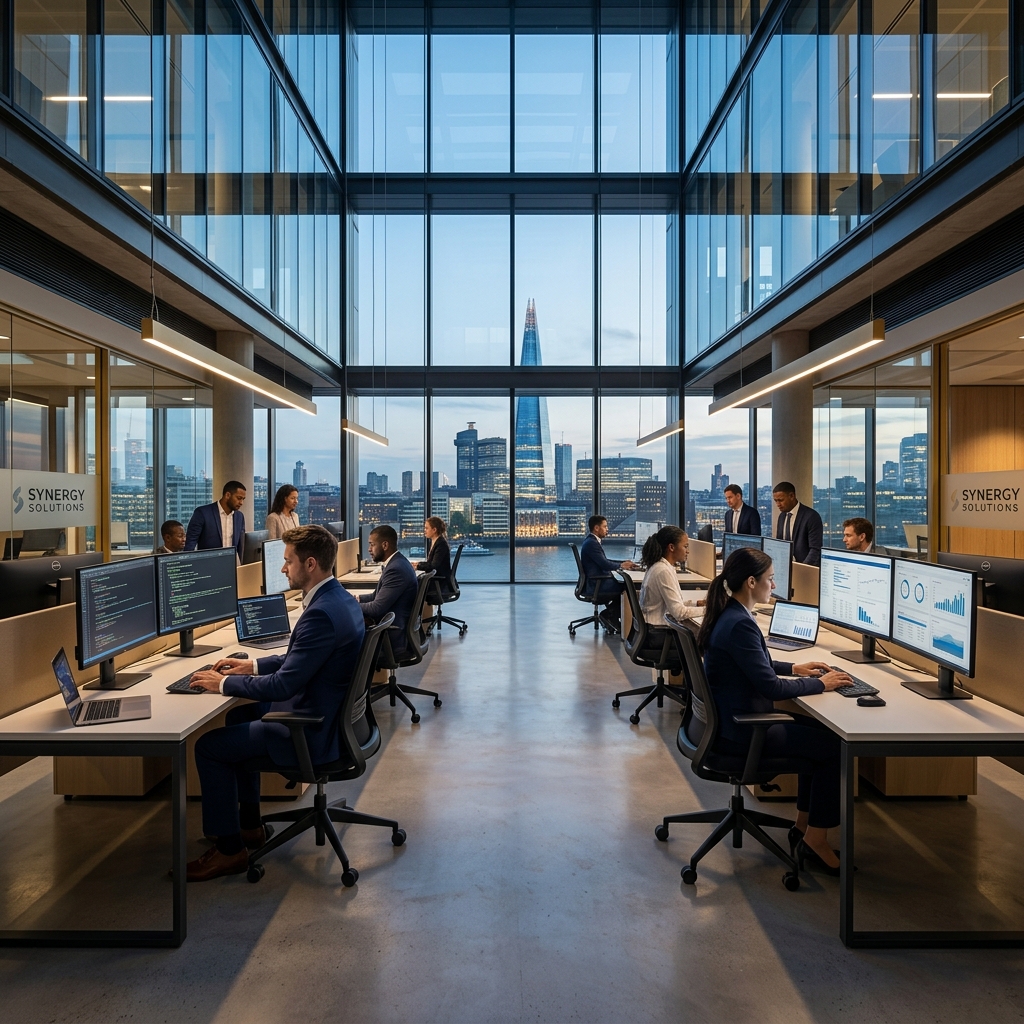 Premium enterprise IT consulting corporate office